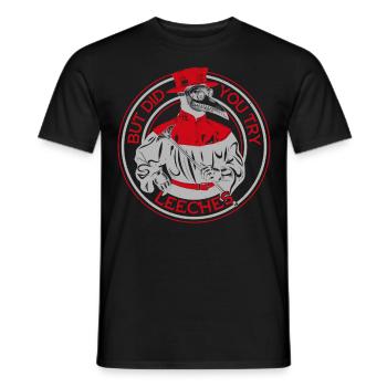 Pestdoktor Mittelalter Doctor Arzt Doktor - Männer T-Shirt - Schwarz - Vorne - AI Model Male 178 light (178cm)