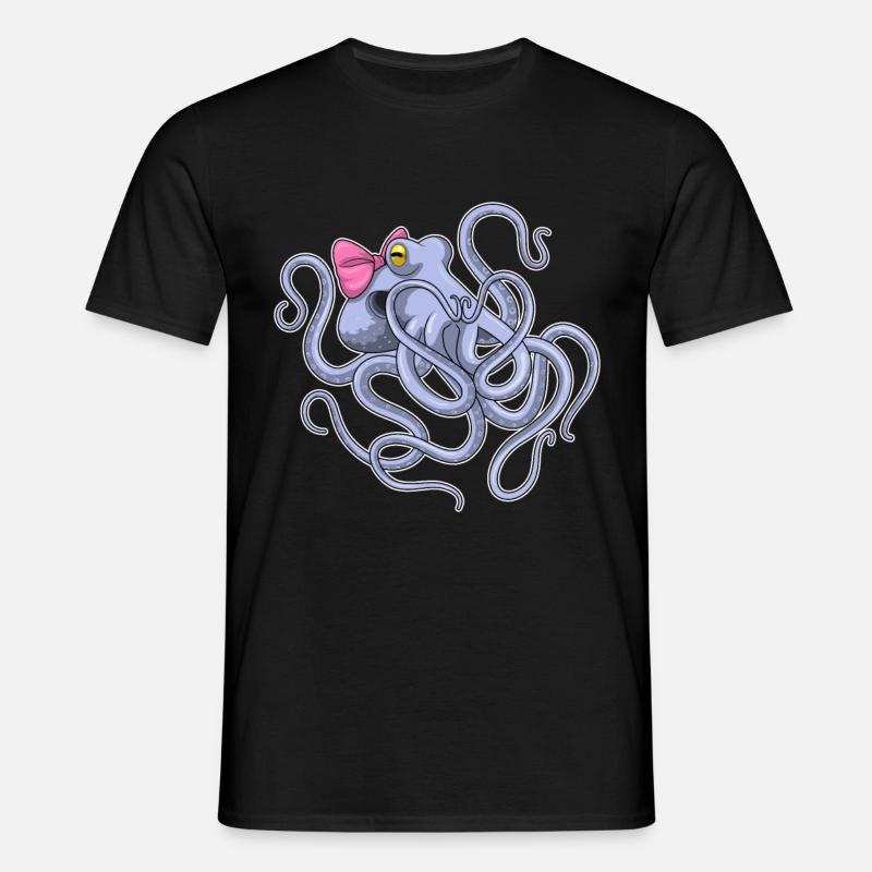 Octopus Loop - Men's T-Shirt - black