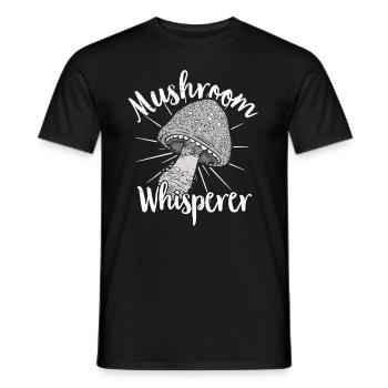 Mushroom Picker Mushroom Mushroom Hunters Mushroom Lovers Mushroom Farm - Men's T-Shirt - black - Front - AI Model Male 178 light (178cm)