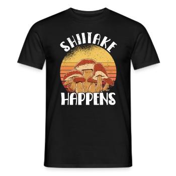 Cueilleur de champignons Chasseurs de champignons Amateurs de champignons Champignons Ferme de champignons - T-shirt homme - noir - Devant - AI Model Male 178 light (178cm)