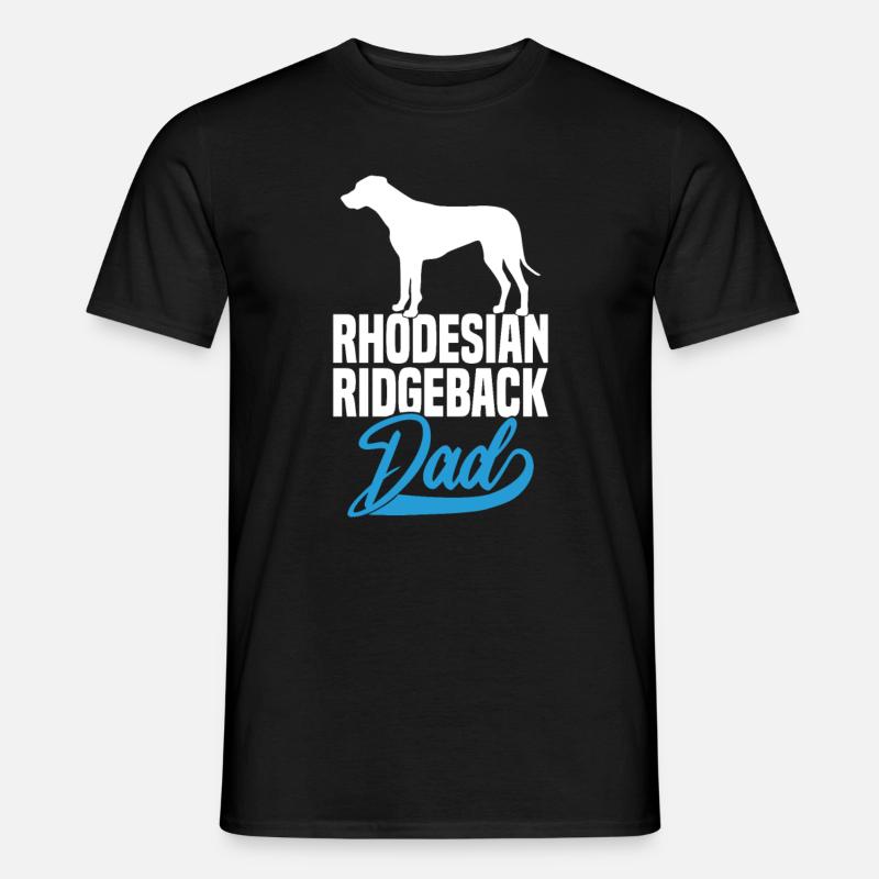 Papa Rhodesian Ridgeback - T-shirt homme - noir