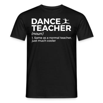 Danse pour les professeurs de danse - T-shirt homme - noir - Devant - AI Model Male 178 light (178cm)