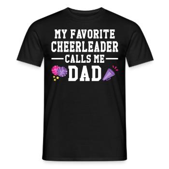 Cheerleader Cheerleading Gymnastique Danseuse - T-shirt homme - noir - Devant - AI Model Male 178 light (178cm)
