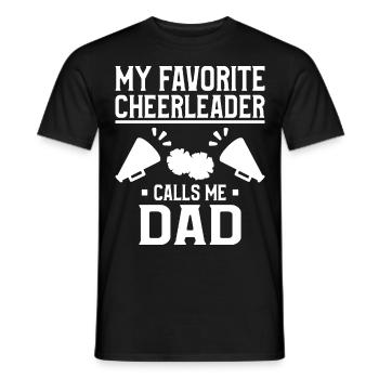 Cheerleader Cheerleading Gymnastique Danseuse - T-shirt homme - noir - Devant - AI Model Male 178 light (178cm)