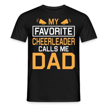Cheerleader Cheerleading Gymnastique Danseuse - T-shirt homme - noir - Devant - AI Model Male 178 light (178cm)