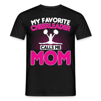 Pom-pom girl Cheerleading Gymnastique Danseuse - T-shirt homme - noir - Devant - AI Model Male 178 light (178cm)