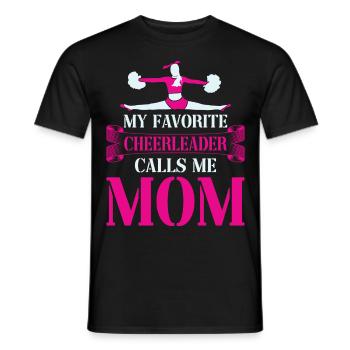 Pom-pom girl Cheerleading Gymnastique Danseuse - T-shirt homme - noir - Devant - AI Model Male 178 light (178cm)