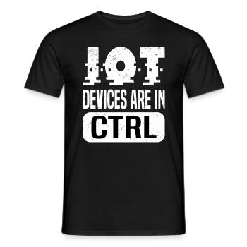 Internet Of Things IOT Programmierer Admin IT - Männer T-Shirt - Schwarz - Vorne - AI Model Male 178 light (178cm)