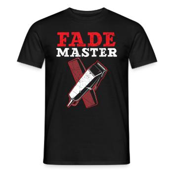 Fade Master Barbershop Hair Clipper Barber - Men's T-Shirt - black - Front - AI Model Male 178 light (178cm)