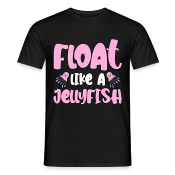 Méduses Méduses Ocean Sea Life Motif - T-shirt homme - noir - Devant - AI Model Male 178 light (178cm)