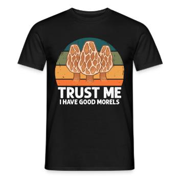 Morel Mushroom Hunting Nicht Alle Wanderer - Männer T-Shirt - Schwarz - Vorne - AI Model Male 178 light (178cm)