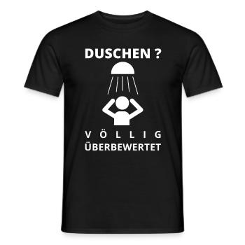 Festival es eskaliert eh Bier Trinkspruch bier - Männer T-Shirt - Schwarz - Vorne - AI Model Male 178 light (178cm)