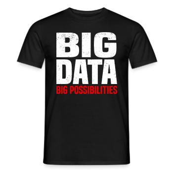 Internet Of Things IOT Programmierer Admin IT - Männer T-Shirt - Schwarz - Vorne - AI Model Male 178 light (178cm)
