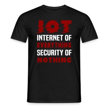 Internet Des Objets IOT Programmeur Admin IT - T-shirt homme - noir - Devant - AI Model Male 178 light (178cm)