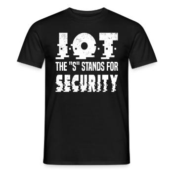 Internet Of Things IOT Programmierer Admin IT - Männer T-Shirt - Schwarz - Vorne - AI Model Male 178 light (178cm)