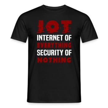 Internet Of Things IOT Programmierer Admin IT - Männer T-Shirt - Schwarz - Vorne - AI Model Male 178 light (178cm)
