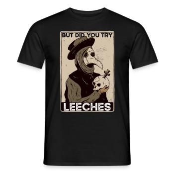 Pestdoktor Mittelalter Doctor Arzt Doktor - Männer T-Shirt - Schwarz - Vorne - AI Model Male 178 light (178cm)