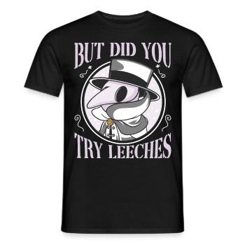 Plague Doctor Medieval Doctor Doctor Doctor - Men's T-Shirt - black - Front - AI Model Male 178 light (178cm)