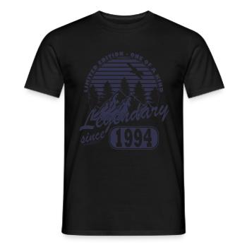 Legende seit 1994 29 Jahre alte Geschenke Retro 29 - Männer T-Shirt - Schwarz - Vorne - AI Model Male 178 light (178cm)