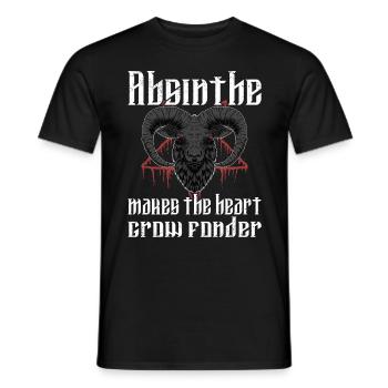 Satan Belzébuth Diable Gothique Pentagramme Mystique - T-shirt homme - noir - Devant - AI Model Male 178 light (178cm)
