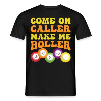 Bingo Bingo Player Retirement Home Bingo Party - T-shirt homme - noir - Devant - AI Model Male 178 light (178cm)