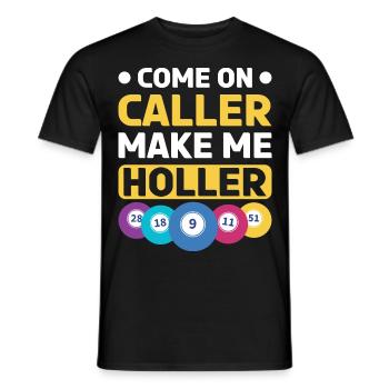 Bingo Bingo Spieler Altenheim Bingo Party - Männer T-Shirt - Schwarz - Vorne - AI Model Male 178 light (178cm)