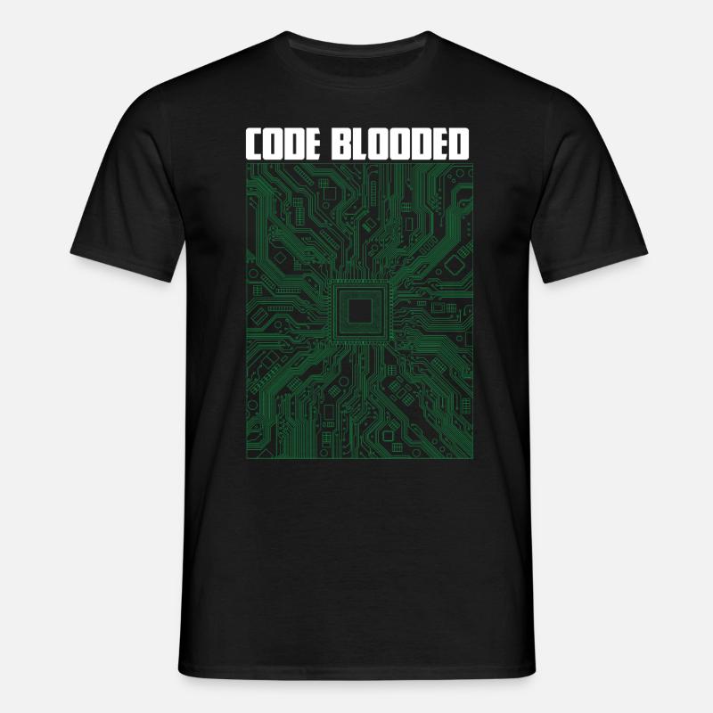 Code blooded - Men's T-Shirt - black