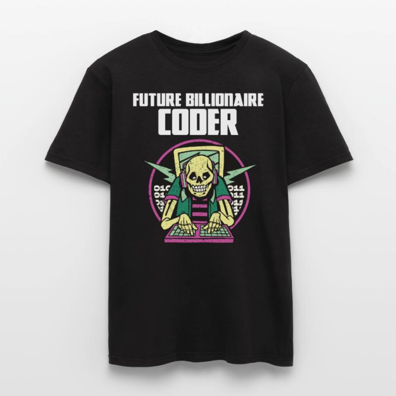 Futur codeur milliardaire T-shirt homme