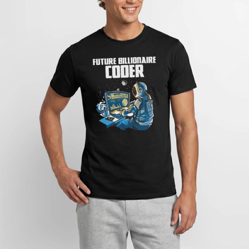 Futur codeur milliardaire T-shirt homme
