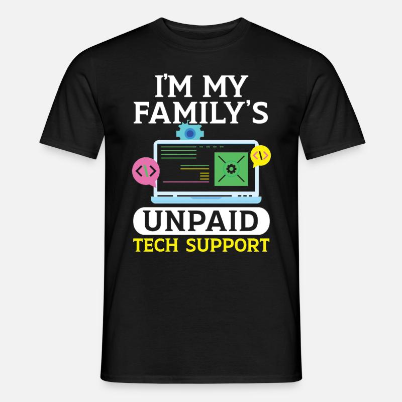 Please restart your computer - Men’s T-shirt - black