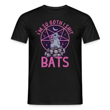 Satan Beelzebub Devil Gothic Pentagram Mystical - Men's T-Shirt - black - Front - AI Model Male 178 light (178cm)