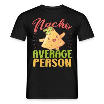 Nacho Salsa Dip Mexikanisch Mexiko Latino - Männer T-Shirt - Schwarz - Vorne - AI Model Male 178 light (178cm)