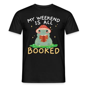 Das Buch war besser Lesen Bücher Buch Lesen - Männer T-Shirt - Schwarz - Vorne - AI Model Male 178 light (178cm)