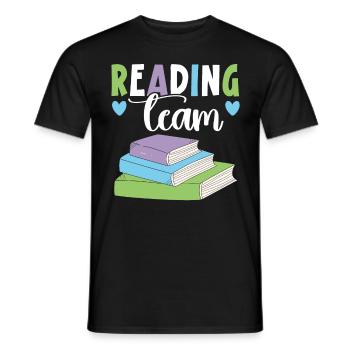 To read or not to read - a stupid question - Men's T-Shirt - black - Front - AI Model Male 178 light (178cm)