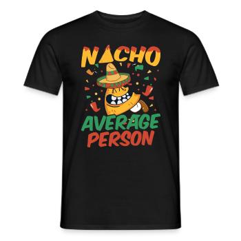 Nacho Salsa Dip Mexikanisch Mexiko Latino - Männer T-Shirt - Schwarz - Vorne - AI Model Male 178 light (178cm)