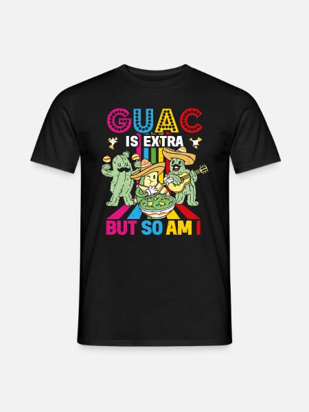 Avocado Guacamole Mexican Mexico Latino - Men's T-Shirt - black