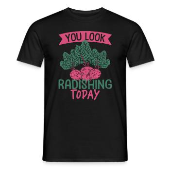 Farmer Bauer Landwirt Hof Landei Feldarbeit - Männer T-Shirt - Schwarz - Vorne - AI Model Male 178 light (178cm)