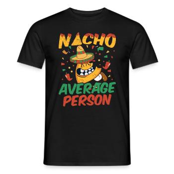 Nacho Salsa Dip Mexikanisch Mexiko Latino - Männer T-Shirt - Schwarz - Vorne - AI Model Male 178 light (178cm)