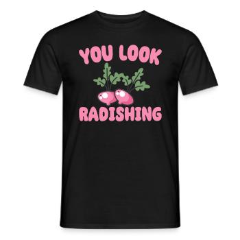 Farmer Bauer Landwirt Hof Landei Feldarbeit - Männer T-Shirt - Schwarz - Vorne - AI Model Male 178 light (178cm)