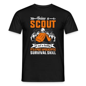 Ein Scout Zu Sein Ist Kein Hobby -Scout -Geschenk - Männer T-Shirt - Schwarz - Vorne - AI Model Male 178 light (178cm)