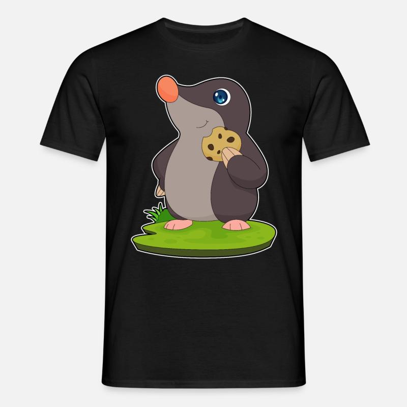 Mole biscuit - Men's T-Shirt - black