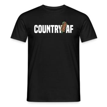 Farmer Farmer Grain Farmer Farm Country Egg - Men's T-Shirt - black - Front - AI Model Male 178 light (178cm)