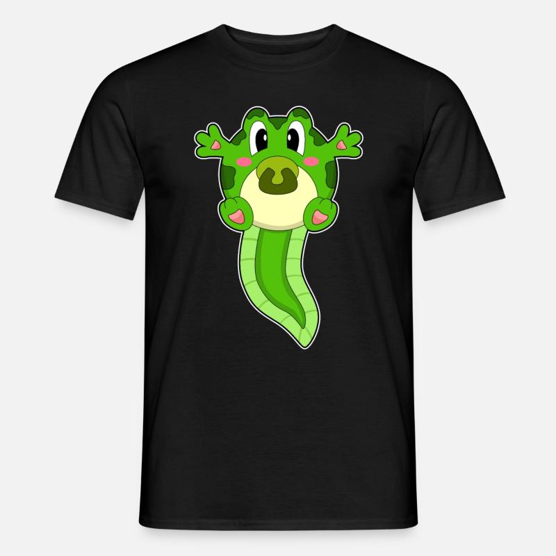 Frosch Baby Schnuller - Männer T-Shirt - Schwarz