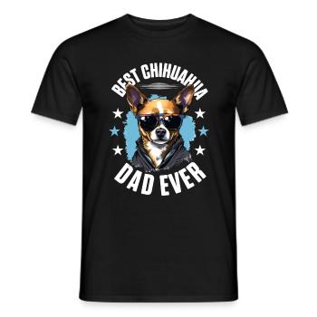 Chihuahua Chiwawa Dog Breed Pet - Männer T-Shirt - Schwarz - Vorne - AI Model Male 178 light (178cm)