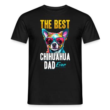 Chihuahua Chiwawa Dog Breed Pet - Männer T-Shirt - Schwarz - Vorne - AI Model Male 178 light (178cm)