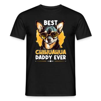 Chihuahua Chiwawa Dog Breed Pet - Men's T-Shirt - black - Front - AI Model Male 178 light (178cm)