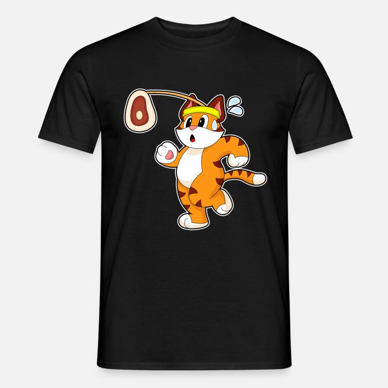 Tiger Fleisch - Männer T-Shirt - Schwarz