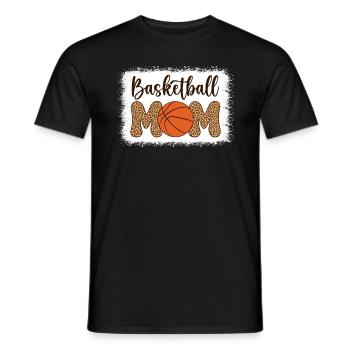 Basketball Mom Basketball Sports Basketball Player - Men's T-Shirt - black - Front - AI Model Male 178 light (178cm)
