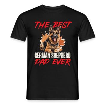 German Shepherd Dog Breed The Best - Männer T-Shirt - Schwarz - Vorne - AI Model Male 178 light (178cm)