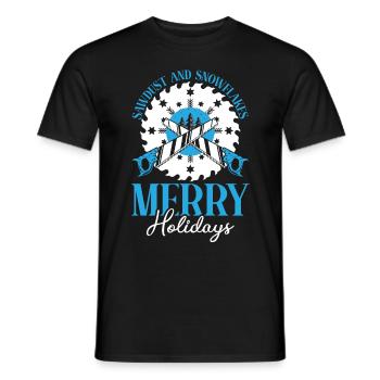 Keine Karies unter dem Mistelzweig Zahnärztliche W - Männer T-Shirt - Schwarz - Vorne - AI Model Male 178 light (178cm)